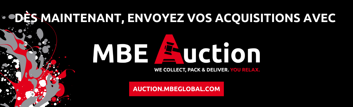 Envoyez vos objets précieux avec MBE Auction