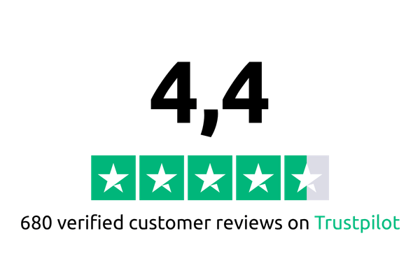 MBE Trustpilot rating with verified customer reviews