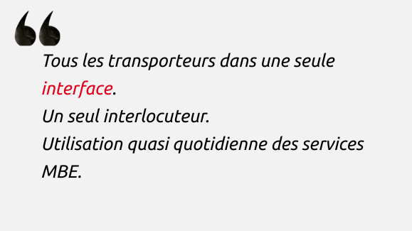 Maison de mode · Flux multi-transporteurs